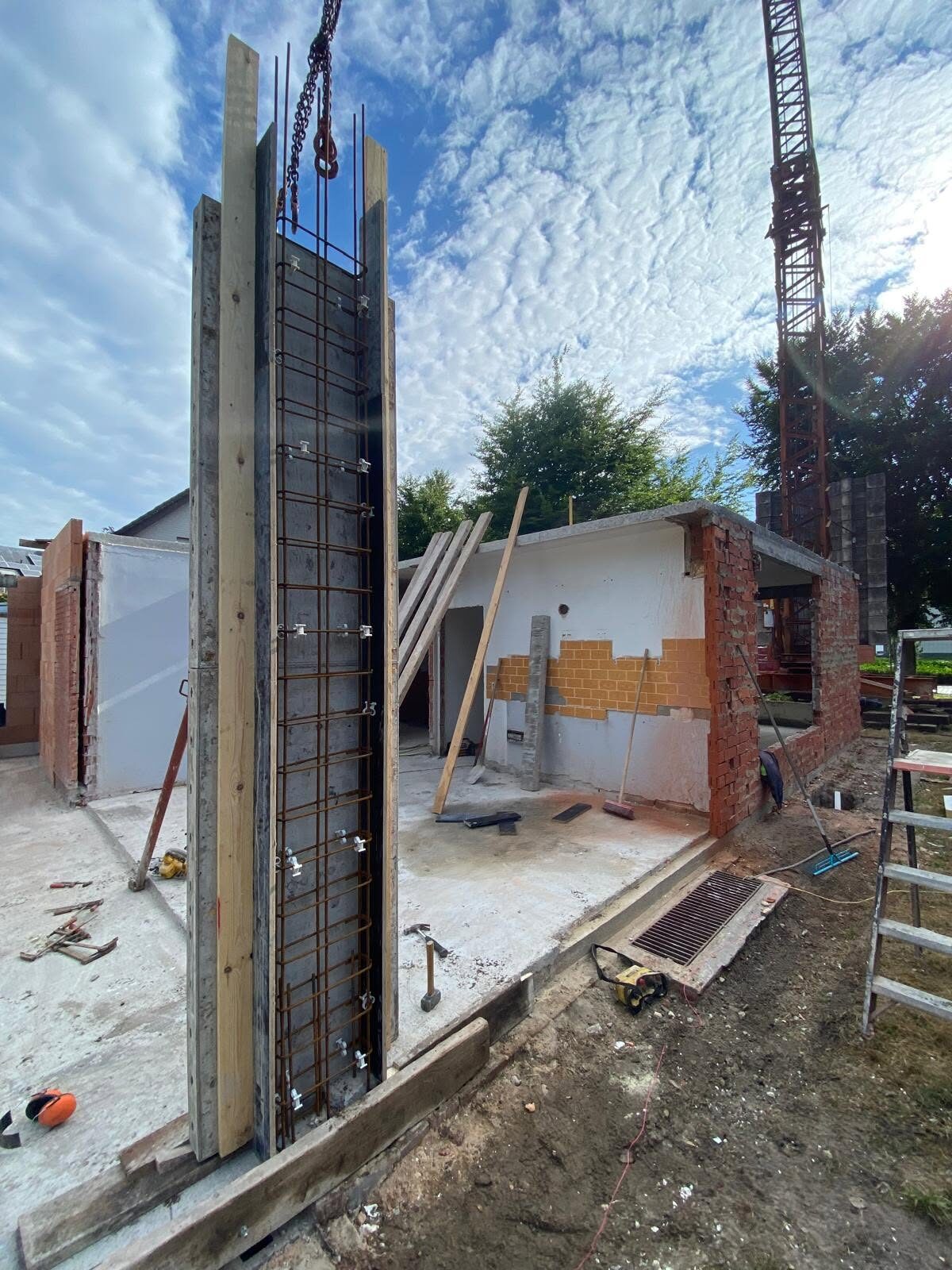 Nieuwe muren en ruwbouw
